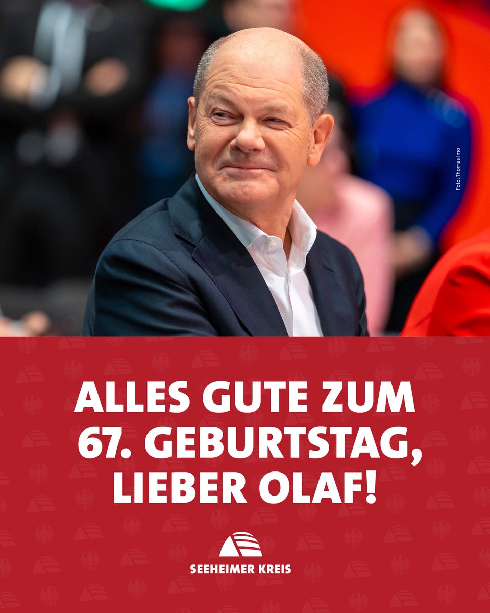 seeheimer's tweet image. 🎉 Herzlichen Glückwunsch zum 67. Geburtstag, lieber Olaf! 🎉
Du hast unser Land in bewegten Zeiten mit ruhiger Hand, klarem Kompass und großem Verantwortungsbewusstsein geführt. Deine Zeit als Bundeskanzler war geprägt von internationalen Krisen, aber auch von Zusammenhalt und…