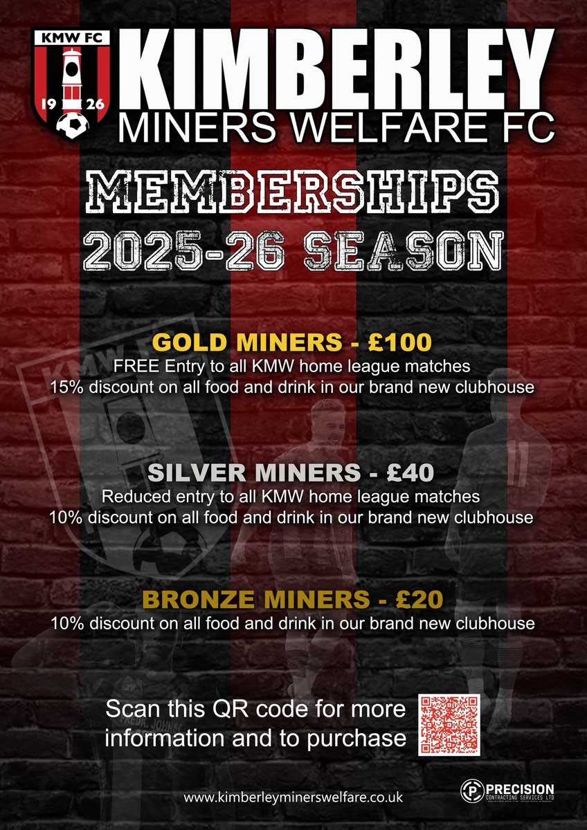 KIMBERLEY MINERS WELFARE LAUNCHES A NEW MEMBERSHIP SCHEME

Kimberley Miners Welfare is delighted to launch our new Membership Scheme that is immediately available to join. 

Follow the link for more deals and more information

kimberleyminerswelfarefc.co.uk/news/kimberley…
