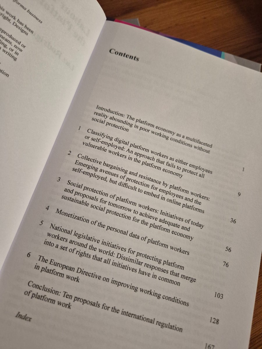 rodriguezluz_'s tweet image. What a joy! My book Labour Law and Decent Work in the Platform Economy has arrived. There is a lot of work behind these pages, but I have the satisfaction of having planted ideas that are now in the bills and laws on #work in the #platformeconomy. Many thanks to @routledgebooks