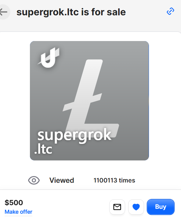 ForexPromoInfo's tweet photo. @LTCFoundation @SentoraHQ supergrok.ltc https://t.co/Kidod2mq0j https://t.co/rx14BuDUfs