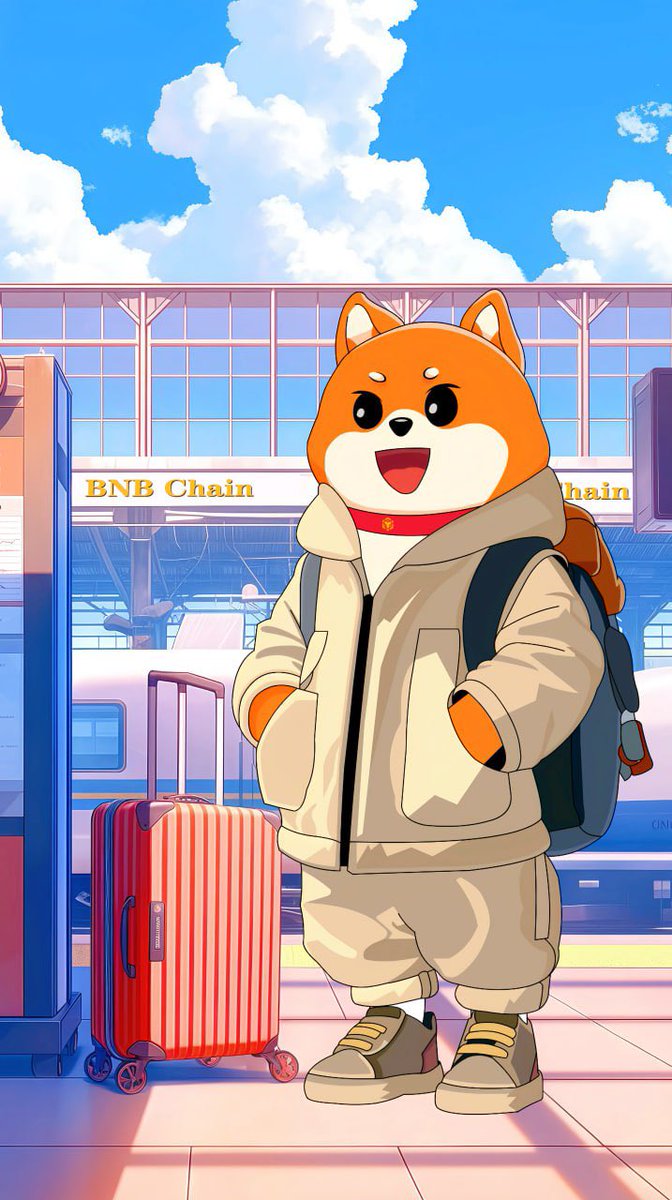 With a backpack full of excitement, $Roro ’s off to the train station for a weekend family reunion! 🚂 

Let’s cherish these moments of love and connection—just like the Roro fam keeps the good vibes going. ❤️🌐
