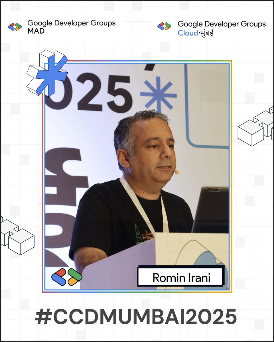Welcoming our first speaker #Rominlrani

#ccdmumbai2025 #cloudcommunitydays

#GDGCloudMumbai #GDGMAD #speakerlineup