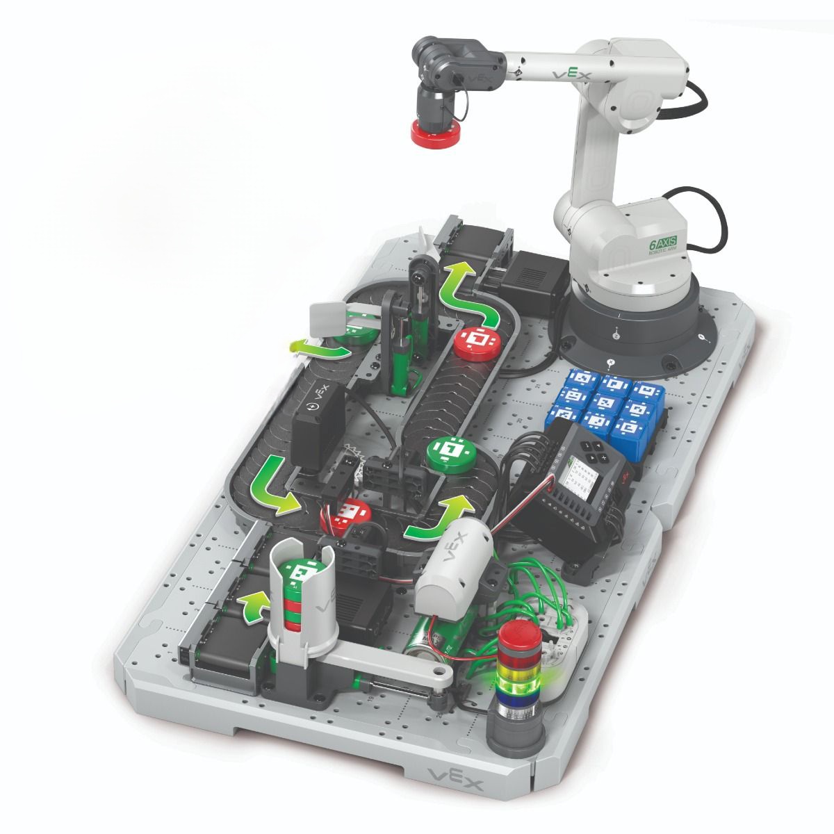 TsuiAllen's tweet image. Thanks to @Chris_Calver from @VEXRoboticsUK for the time to talk and demonstration of the beautiful @VEXRobotics CTE #Workcell system. Well worth the investment to exercise curious and creative #HabitsOfEngineeringMind
