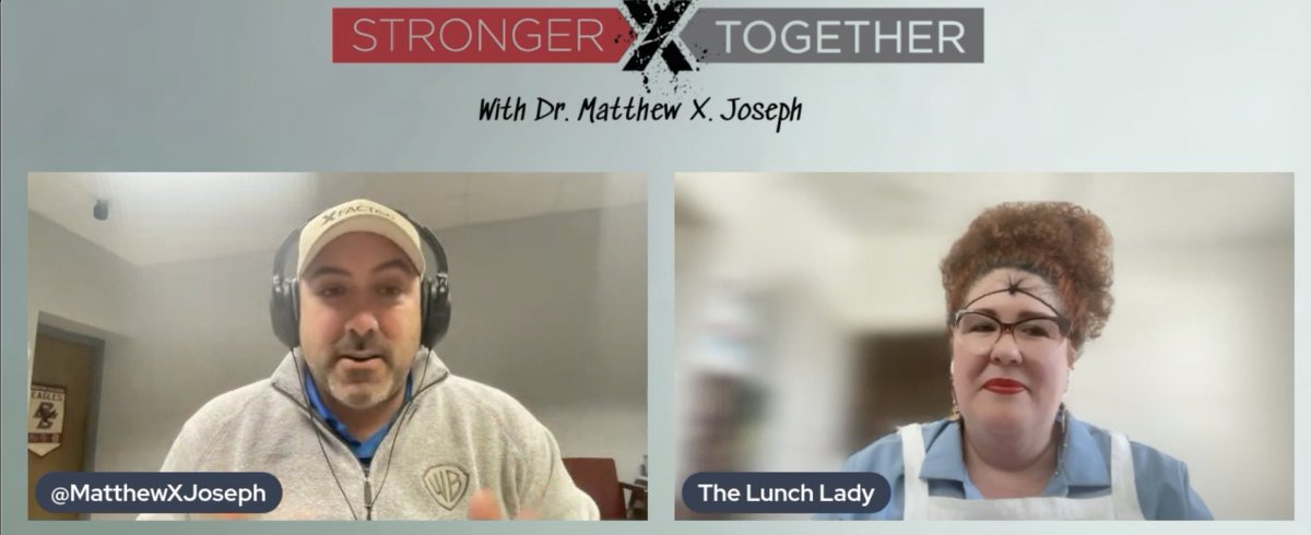 Dr. Matthew X. Joseph (@matthewxjoseph) on Twitter photo It was great to connect with <a href="/dramatickat/">Kat Crawford</a> on the #strongertogether podcast focused on #ISTE voices. Check our her sessions and excitement and YES came as The Lunch Lady
Watch: youtu.be/-o_qanyof6I
Listen: creators.spotify.com/pod/show/matt-…
<a href="/ISTEofficial/">ISTE</a> <a href="/mrshowell24/">Stephanie Howell</a> <a href="/ISTEcommunity/">ISTE+ASCD Community Leaders</a> It was great to connect with <a href="/dramatickat/">Kat Crawford</a> on the #strongertogether podcast focused on #ISTE voices. Check our her sessions and excitement and YES came as The Lunch Lady
Watch: youtu.be/-o_qanyof6I
Listen: creators.spotify.com/pod/show/matt-…
<a href="/ISTEofficial/">ISTE</a> <a href="/mrshowell24/">Stephanie Howell</a> <a href="/ISTEcommunity/">ISTE+ASCD Community Leaders</a>