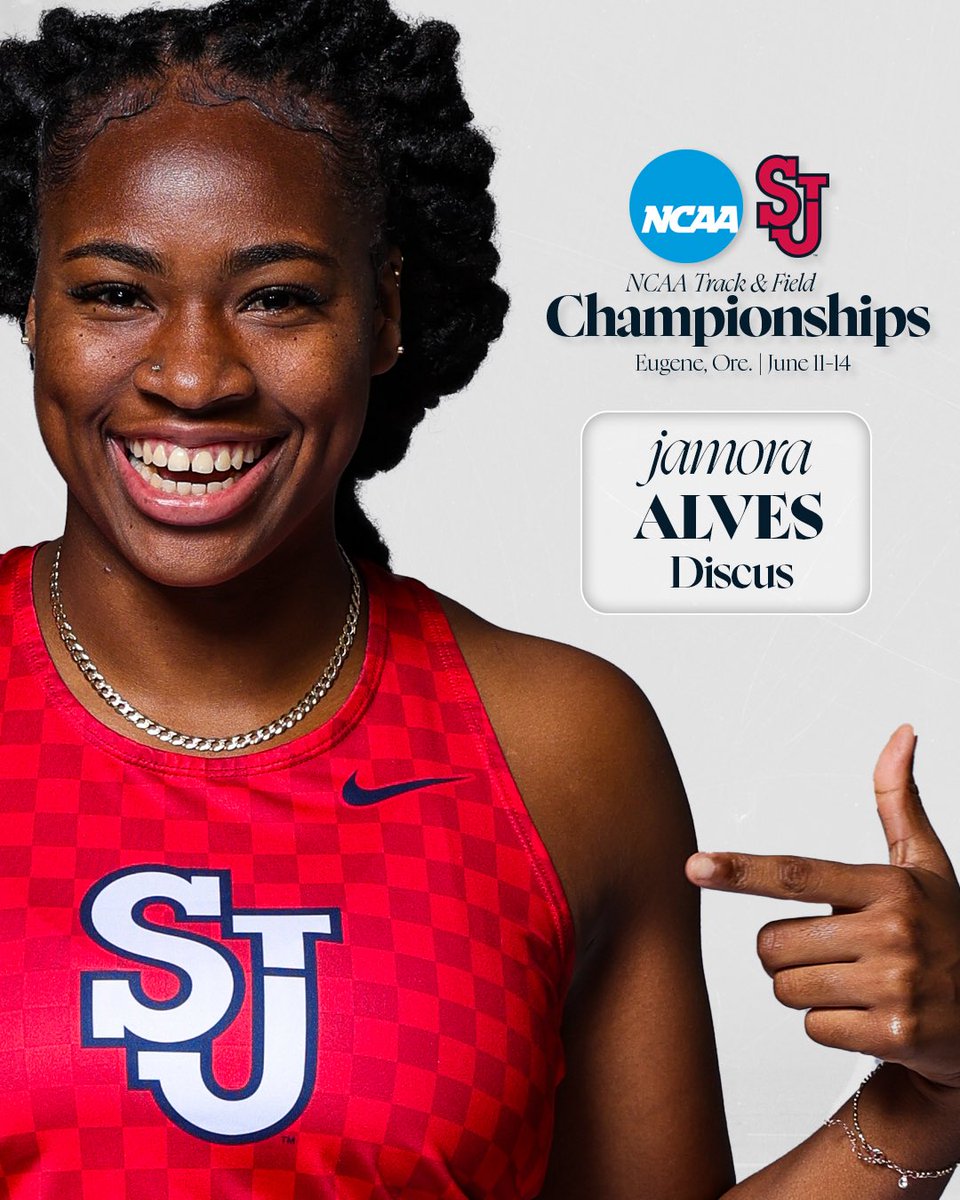 National Championship on the line in Eugene 😤

Jamora Alves is slated to compete in discus at 3:30 p.m. on ESPN+ 

📺: bit.ly/4l9oiEJ
📊: bit.ly/3TnkWC9