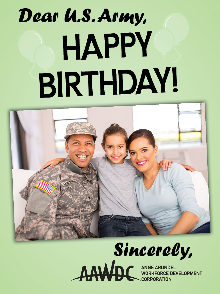 aaworkforce's tweet image. Happy Birthday to the U.S. Army! Today, we honor the brave men and women who have served and continue to serve our nation.

@USArmy @USAGFortMeade #AAWDC #WorkforceDevelopment #ArmyBDay #USArmy #MilitaryAppreciation #ArmedForces