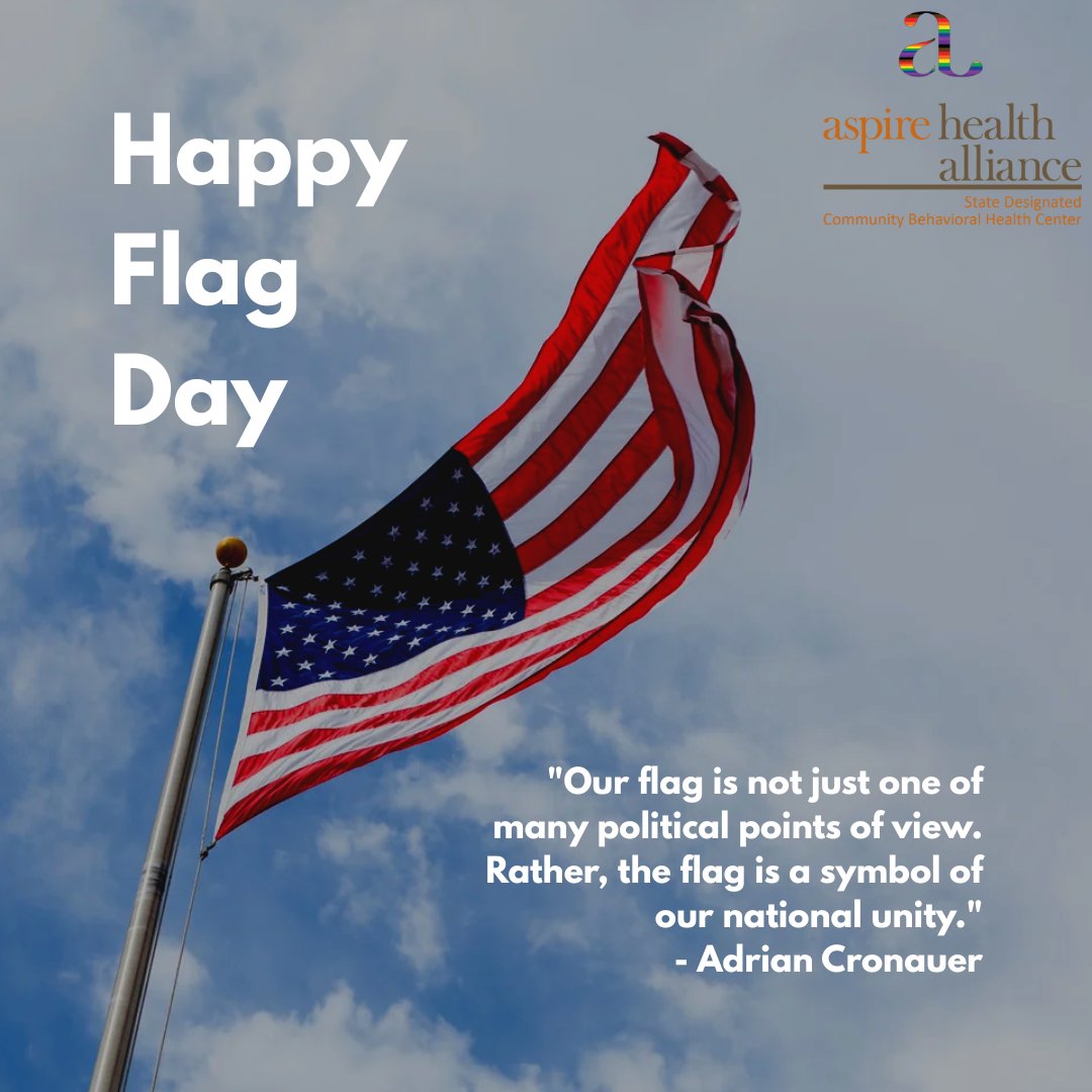 On Flag Day, we reflect on the values of unity, resilience, and hope that brings us together. Just as our flag stands tall, so can we—supporting each other’s mental health every day.