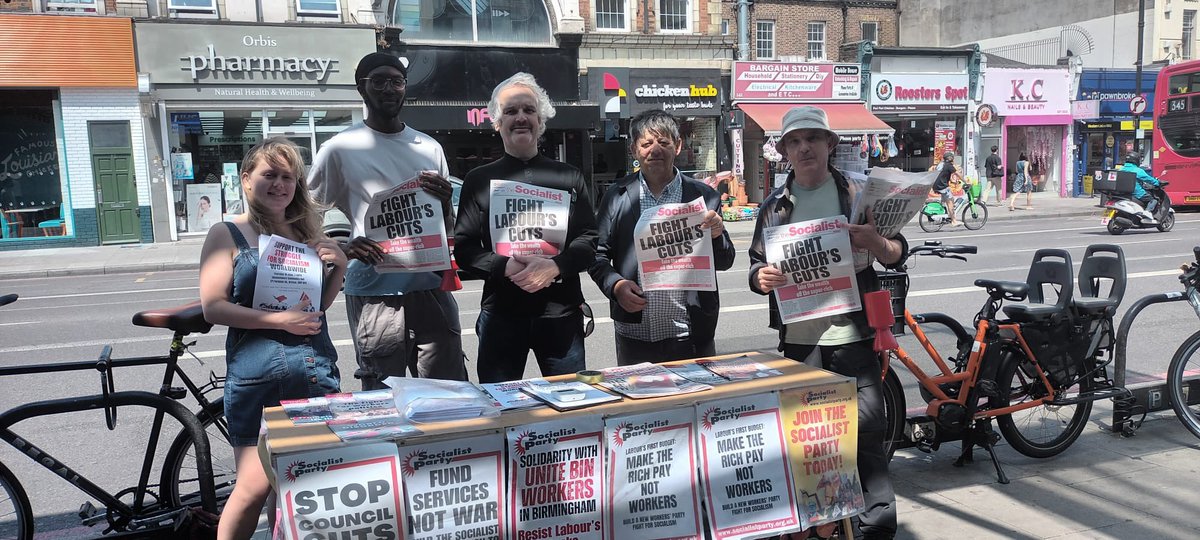 Socialist_party's tweet image. Socialist party members have been out fighting against cuts to public services, and campaigning for the trade unions to take the lead in forming a new working class party. Get involved today!

socialistparty.org.uk