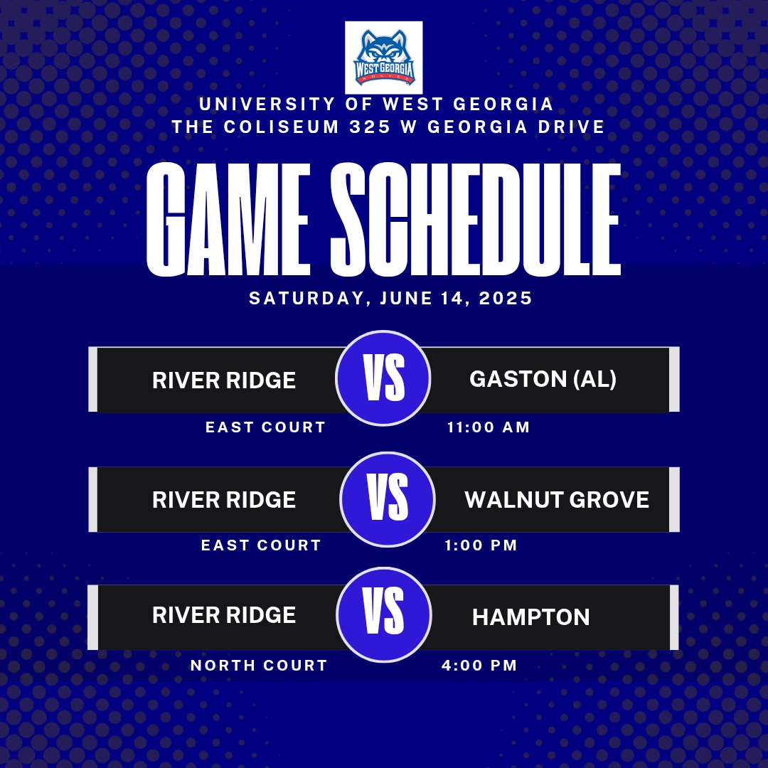 River Ridge Boys Basketball (@rr_knightshoops) on Twitter photo The Knights will return to the University of West Georgia today for another busy summer action at day 2 of Team Camp. ⚔️🏀
#LetsGoKnights
<a href="/RiverRidgeontop/">River Ridge Sports</a> <a href="/RiverRRBballFan/">River Ridge HS Basketball Varsity Boys FAN Account</a>
<a href="/UWGAthletics/">West Georgia Wolves</a> The Knights will return to the University of West Georgia today for another busy summer action at day 2 of Team Camp. ⚔️🏀
#LetsGoKnights
<a href="/RiverRidgeontop/">River Ridge Sports</a> <a href="/RiverRRBballFan/">River Ridge HS Basketball Varsity Boys FAN Account</a>
<a href="/UWGAthletics/">West Georgia Wolves</a>