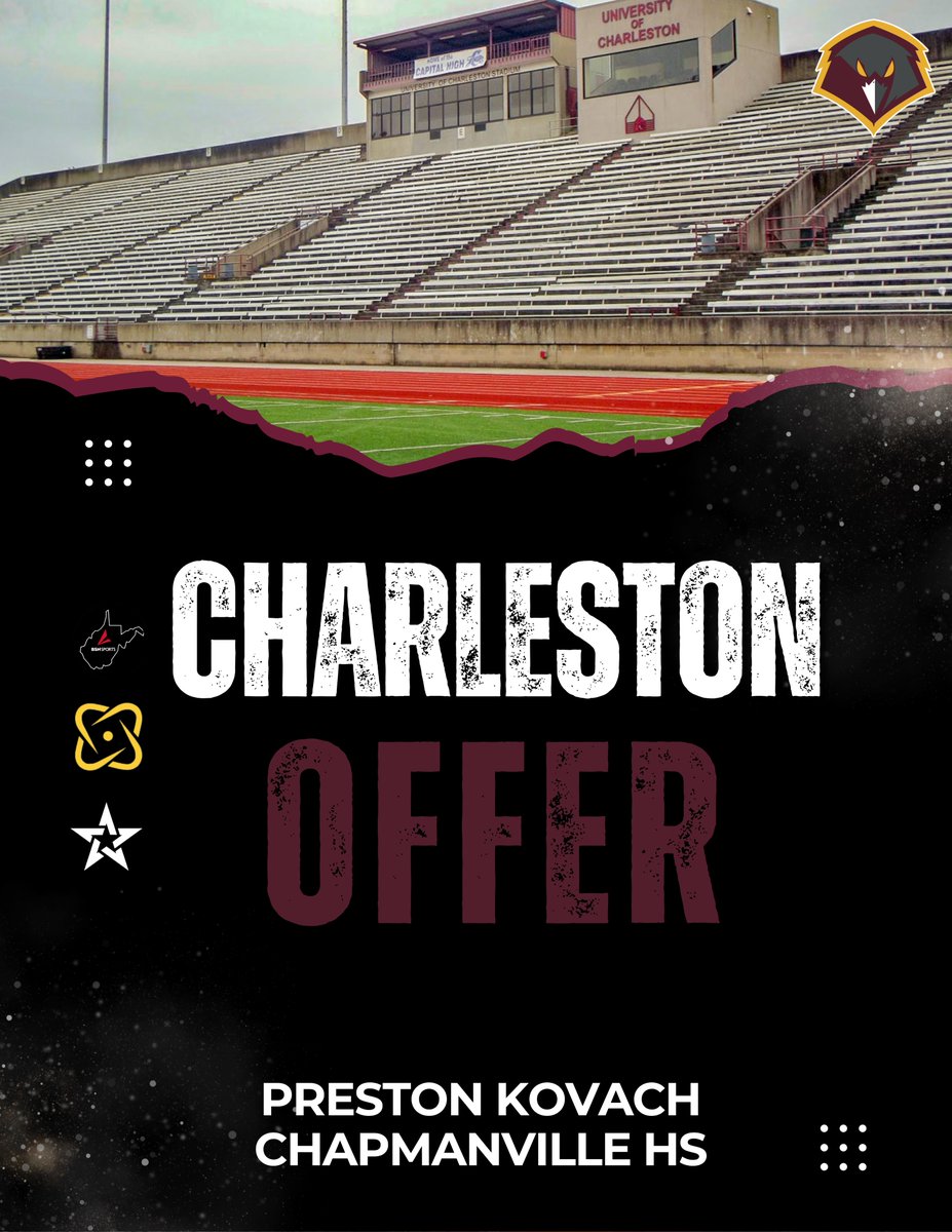 Coalfields & Co. (@coalfieldsco) on Twitter photo '26 Chapmanville LB Preston Kovach (<a href="/PrestonKovach/">Preston Kovach</a>) reportedly received an offer from Charleston! #wvprepfb '26 Chapmanville LB Preston Kovach (<a href="/PrestonKovach/">Preston Kovach</a>) reportedly received an offer from Charleston! #wvprepfb