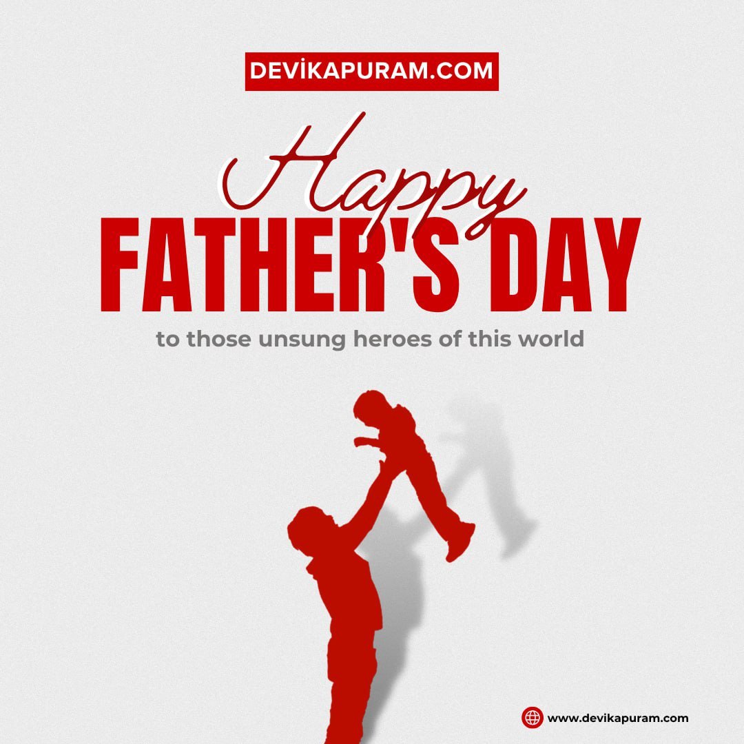 Wishing all the wonderful dads a very Happy Father’s Day!

#Devikapuram #Devikapurampeople #HappyFathersDay #FathersDay2025 #SuperDad  #FathersLove #BestDadEver #FathersLoveNeverFades
