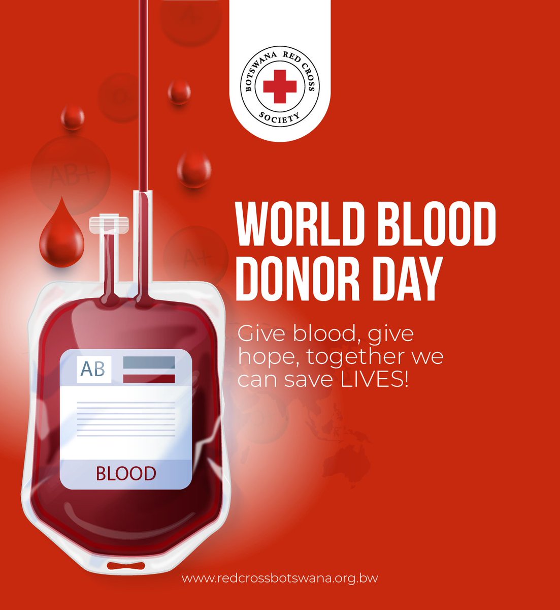 World Blood Donor Day: "Give Blood, Give Hope. Together We Save Lives."