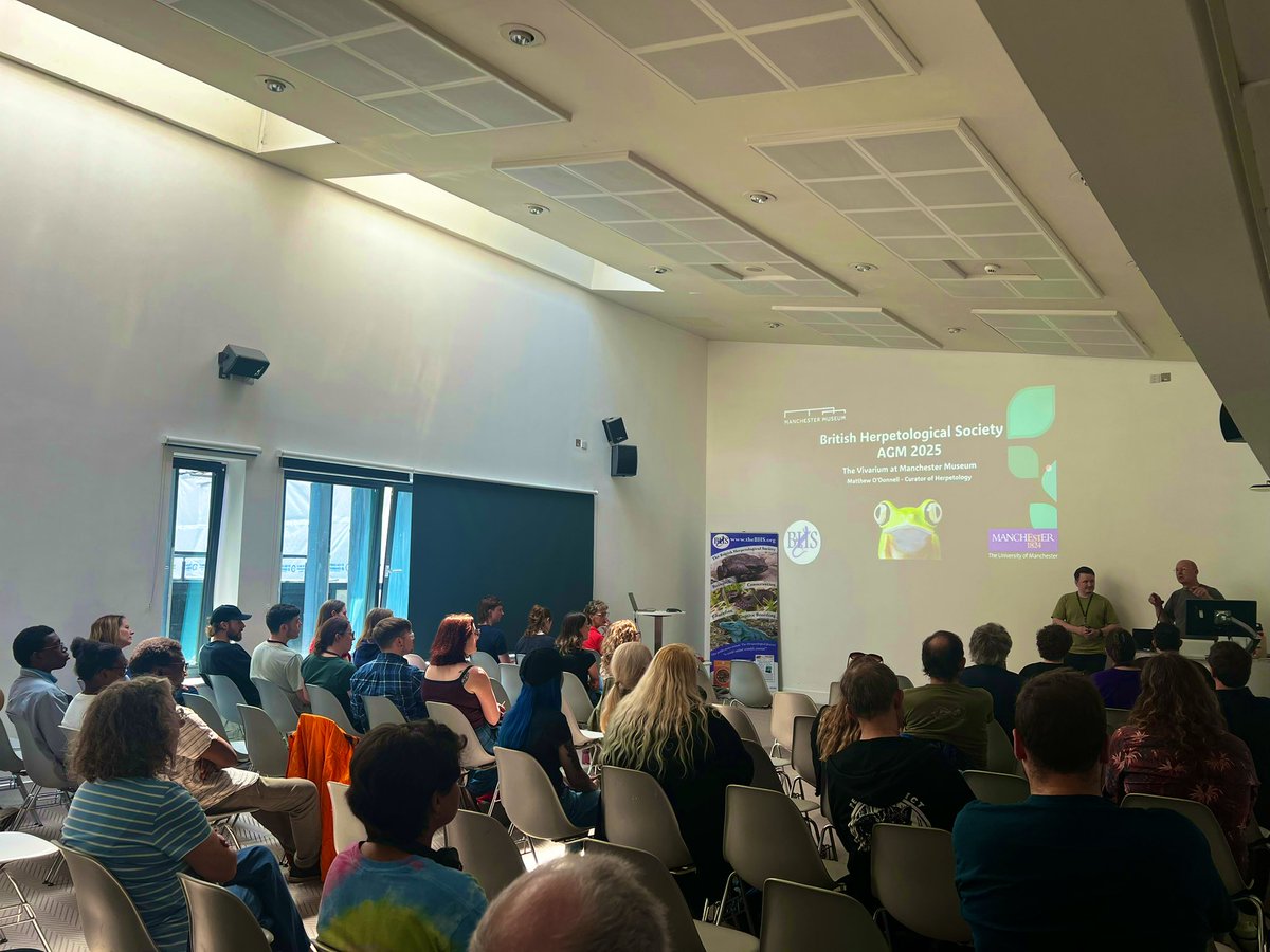 British Herpetological Society (@britishherpsoc) on Twitter photo And we’re off! Great turn out for our AGM today <a href="/McrMuseum/">Manchester Museum</a> ✨ Looking forward to hearing from our three great speakers today! 🐸 #conservation #science #wildlife #herpetology And we’re off! Great turn out for our AGM today <a href="/McrMuseum/">Manchester Museum</a> ✨ Looking forward to hearing from our three great speakers today! 🐸 #conservation #science #wildlife #herpetology
