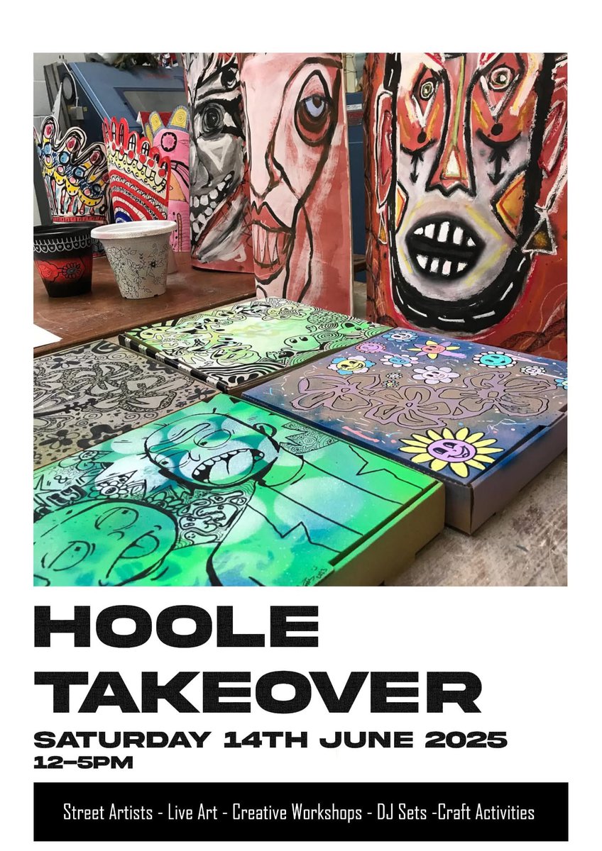 HooleCommunityCentre (@hoolecomcen) on Twitter photo Come and watch the #art created right in front of you at #Hoole art takeover Speak to the artist check out workshops, bar, food and tunes. We’re here today till 5:00pm <a href="/ShitChester/">12 years of Shitchester</a> <a href="/HooleRoundabout/">Hoole Roundabout</a> #chester Come and watch the #art created right in front of you at #Hoole art takeover Speak to the artist check out workshops, bar, food and tunes. We’re here today till 5:00pm <a href="/ShitChester/">12 years of Shitchester</a> <a href="/HooleRoundabout/">Hoole Roundabout</a> #chester