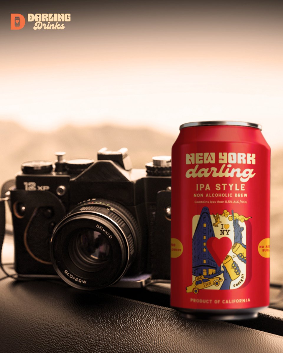 DarlingDrinks's tweet image. Say ‘cheese’ to the brew that’s more
photogenic than your best selfie. 📷🍻
New York Darling IPA Style — looks good, tastes
better.
Snap sharp. Sip sharper.
#darlingdrinks #ipaexperience #cleanbuzz
#zeroalcoholbeer #sipresponsibly #artofsip
#classicvibes #freshbrew #sipandsnap