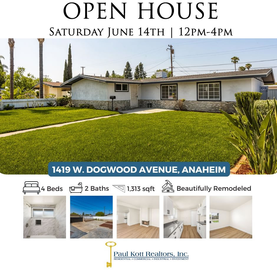 PKRealtors's tweet photo. 🚪OPEN HOUSE TODAY 12–4 PM
📍1419 W. Dogwood Ave, Anaheim
🔹Fully remodeled
🔹4 beds, modern updates
🔹Fresh landscaping + outdoor space
🔹Easy access to 91/5 freeways
Come see this stylish turnkey home in person!

#OpenHouse #AnaheimRealEstate #OCHomes #HouseHunting #RealEstate https://t.co/rqNnA6gxUV