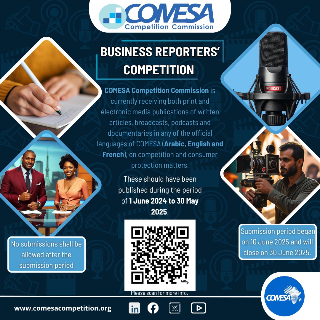 #Launch of the #2ndCCCBusinessReportersCompetition
#COMESA #BusinessReporters #competition #journalists #COMESAMemberStates #COMESARegion