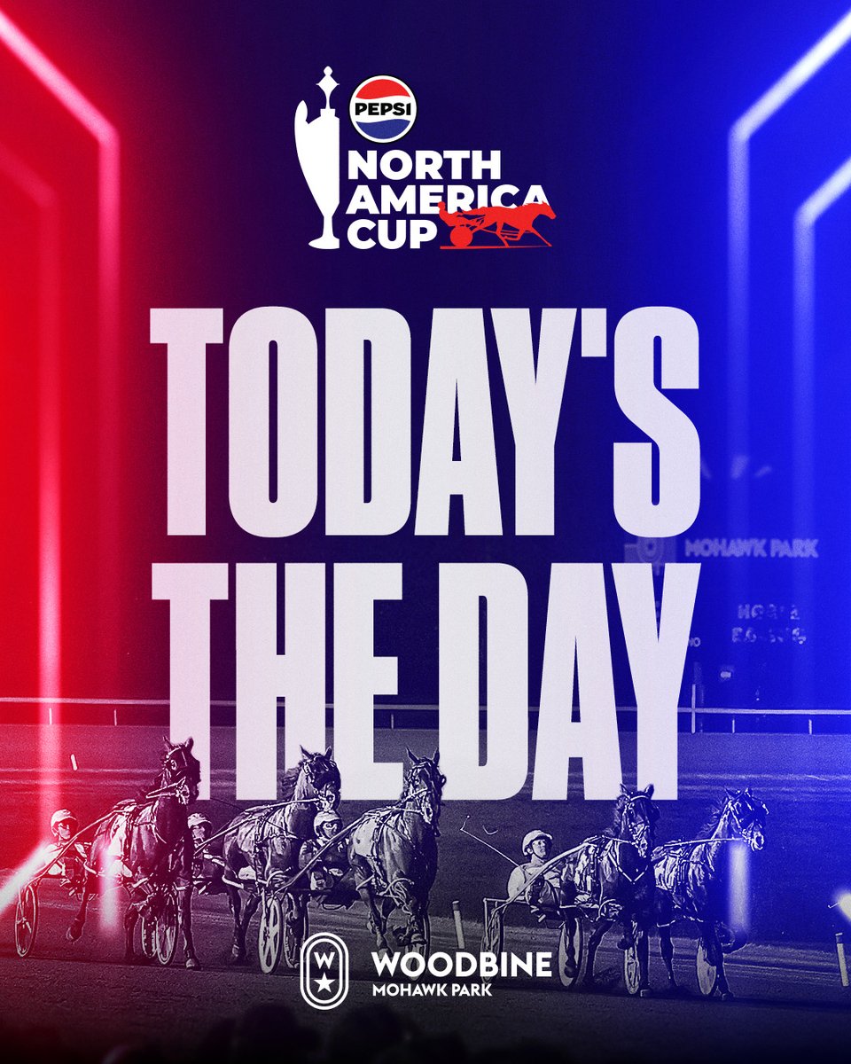 WoodbineSB's tweet image. 🚨 IT IS FINALLY HERE! 🚨 The 2025 Pepsi #NACup has arrived!

First race: 6:35pm EST
PNAC Post: 10:40pm EST

Can't make it to Mohawk? Watch the entire event LIVE, right here ➡️ woodbine.com/mohawk/watch-r…