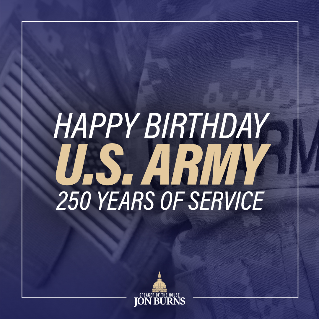 JonBurnsGA's tweet image. Today, the Georgia House joins every American in saluting the heroes of the United States Army as they celebrate 250 years of unwavering service and dedication to our great nation. 

Happy Birthday, @USArmy! 🇺🇸