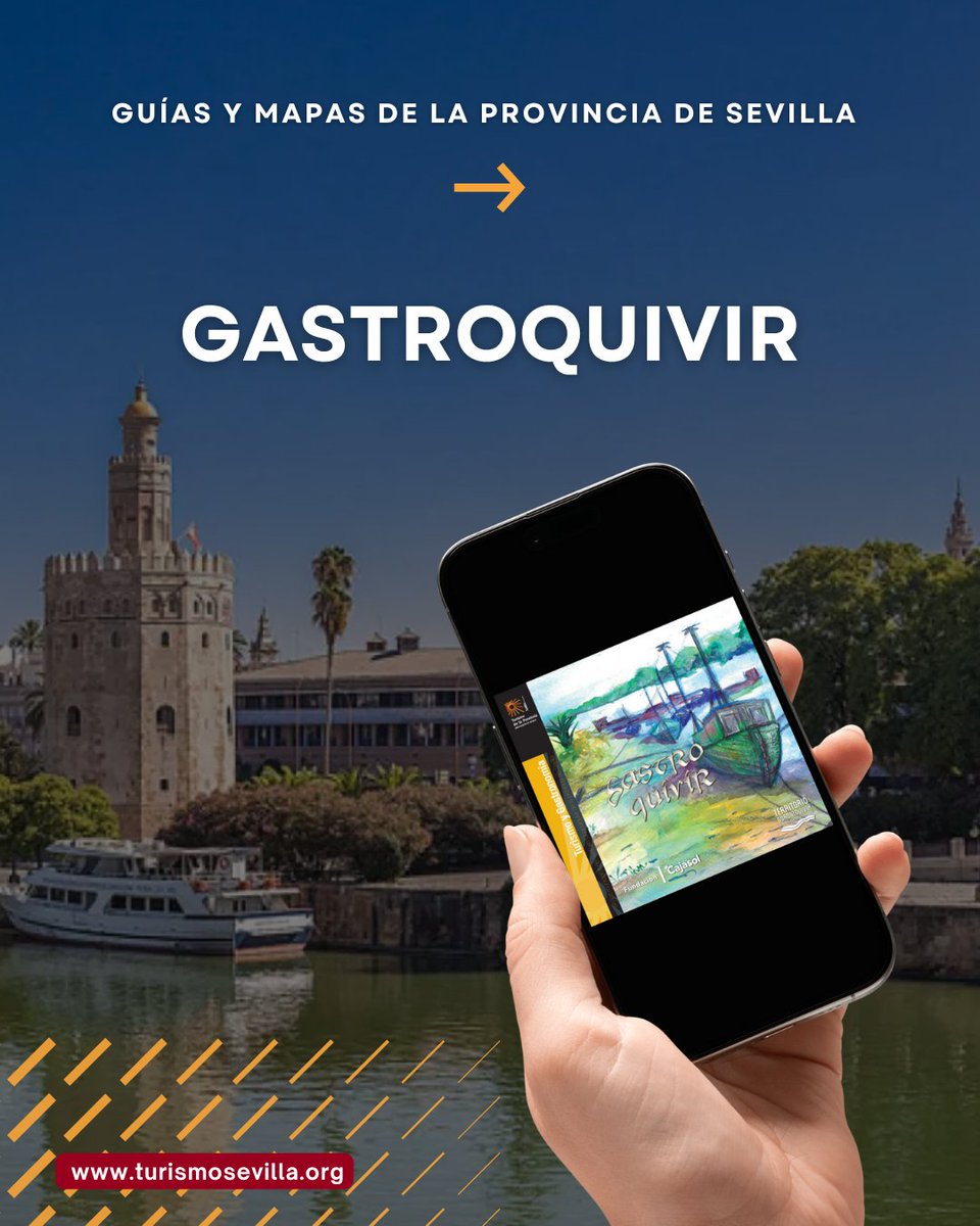 🍽️🌊 ¡Bienvenid@ a Gastroquivir!
📍 Sabores, recetas y productos que nacen a orillas del Guadalquivir.
Una ruta gastronómica por la #ProvinciadeSevilla que te va a conquistar.

🔗 turismosevilla.org/es/mapas-y-pub…