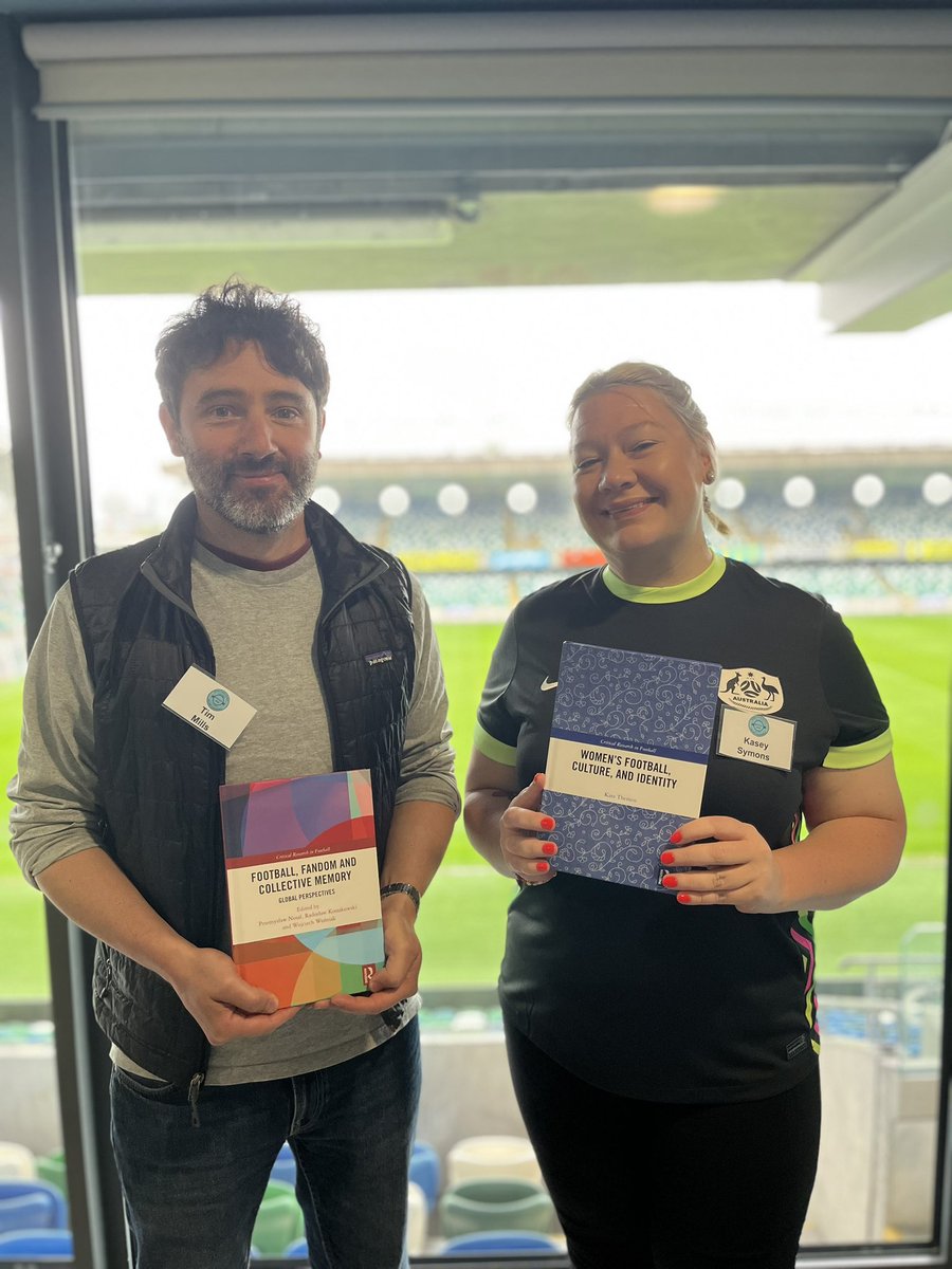 FootyCon (@footycon) on Twitter photo As we’re just back from lunch, we just want to take a moment to celebrate the joint winners of our #footycon25 day 1 best paper, sponsored by <a href="/tandfsport/">Routledge Sport, Leisure, and Tourism</a>, who are Tim Mills, with his paper on <a href="/officialcufc/">Carlisle United</a> & <a href="/kaseysymons/">Dr Kasey Symons</a> for her paper on romance fiction in the <a href="/aflwomens/">AFL Women's</a> sphere As we’re just back from lunch, we just want to take a moment to celebrate the joint winners of our #footycon25 day 1 best paper, sponsored by <a href="/tandfsport/">Routledge Sport, Leisure, and Tourism</a>, who are Tim Mills, with his paper on <a href="/officialcufc/">Carlisle United</a> & <a href="/kaseysymons/">Dr Kasey Symons</a> for her paper on romance fiction in the <a href="/aflwomens/">AFL Women's</a> sphere
