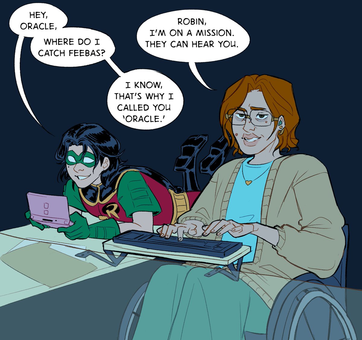 tuffart (@tiredtuff) on Twitter photo thanks to <a href="/goldfishinabag_/">goldfish in a bag 🐠 | PREORDERS OPEN</a>
for donating to the #dcforgaza fundraiser!
the prompt for this one was for tim drake and barbara gordon siblingisms!
#dccomics #dc #batman #batfam #oracledc #barbaragordon #timdrake find out more and get your own art HERE: dcforgaza.carrd.co thanks to <a href="/goldfishinabag_/">goldfish in a bag 🐠 | PREORDERS OPEN</a>
for donating to the #dcforgaza fundraiser!
the prompt for this one was for tim drake and barbara gordon siblingisms!
#dccomics #dc #batman #batfam #oracledc #barbaragordon #timdrake find out more and get your own art HERE: dcforgaza.carrd.co