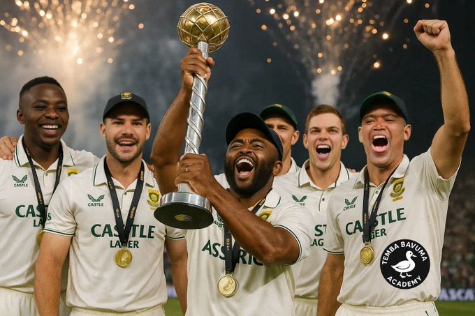 Congratulations South Africa..!! 💐

#WtcFinal2025