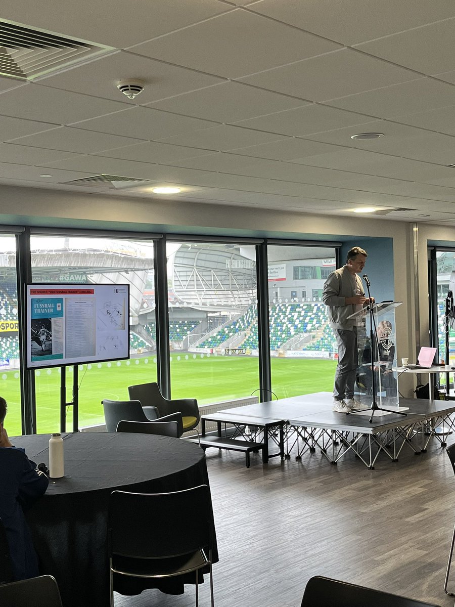 Our first #footycon25 presentation after Lunch is by Christian Schröder discussing how values education and community development within post-war Germany in a historical perspective! 

Definitely giving us all food for thought 🤔