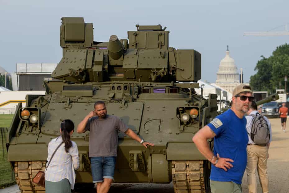Traffic jams and tanks: Washington DC braces for Trump’s military parade
More news live link:
gogotu.site/qPFzr
# what time is the military parade in dc