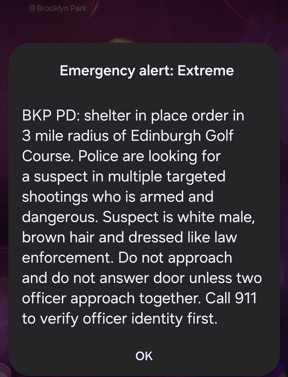 UPDATED ALERT! Please note instructions about opening your doors in Brooklyn Park