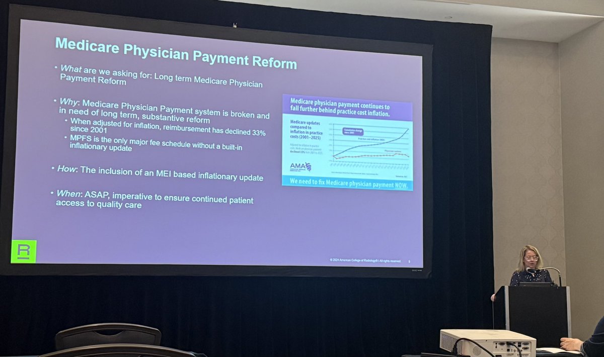 jesse_conyers's tweet image. Amazing @RadiologyACR advocacy update from ACR Senior Government Relations Director @rspangler54 at the @GARadSociety @SCRadSociety Annual Meeting! 

Summary: The ACR team is working hard to advocate for radiologists and the future of radiology!
