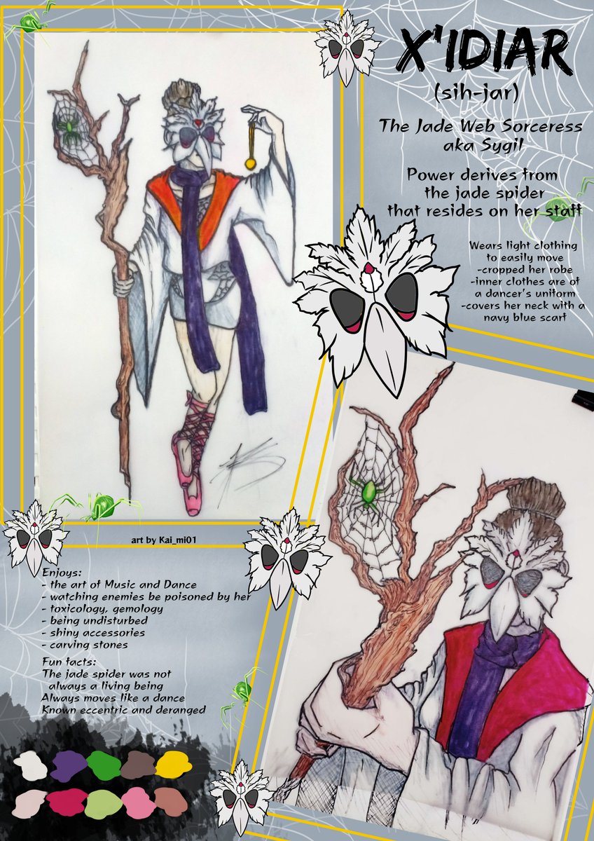 kai_mi01's tweet photo. Lore summary because 10 pages long haha-

I hope this still reaches the deadline @/aikhoi_ happy 10k!!

(Ngl would be a dnd pc)
#art #characterdesign #occhallenge #conceptart #characterconcept #originalcharacter #fantasycharacter #dnd  #アート #イラスト #キャラクター https://t.co/ihVQMYN3wh