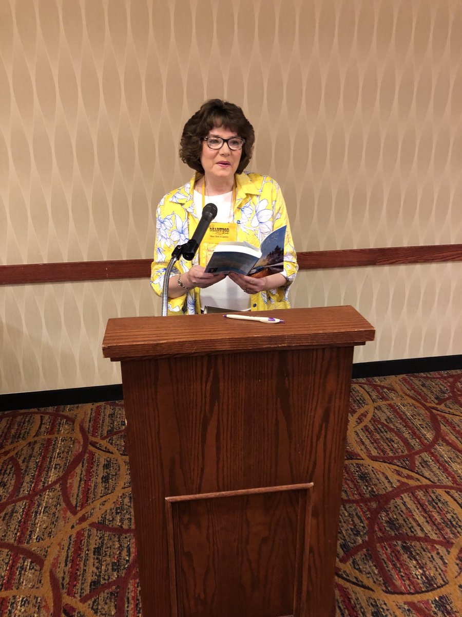 Reading from “Escape to Whispering Creek” at #WildDeadwoodReads last night. The book signing is today at the Lodge at #Deadwood, SD.
June 14th 9:30-3pm.
#authorlife #booklovers