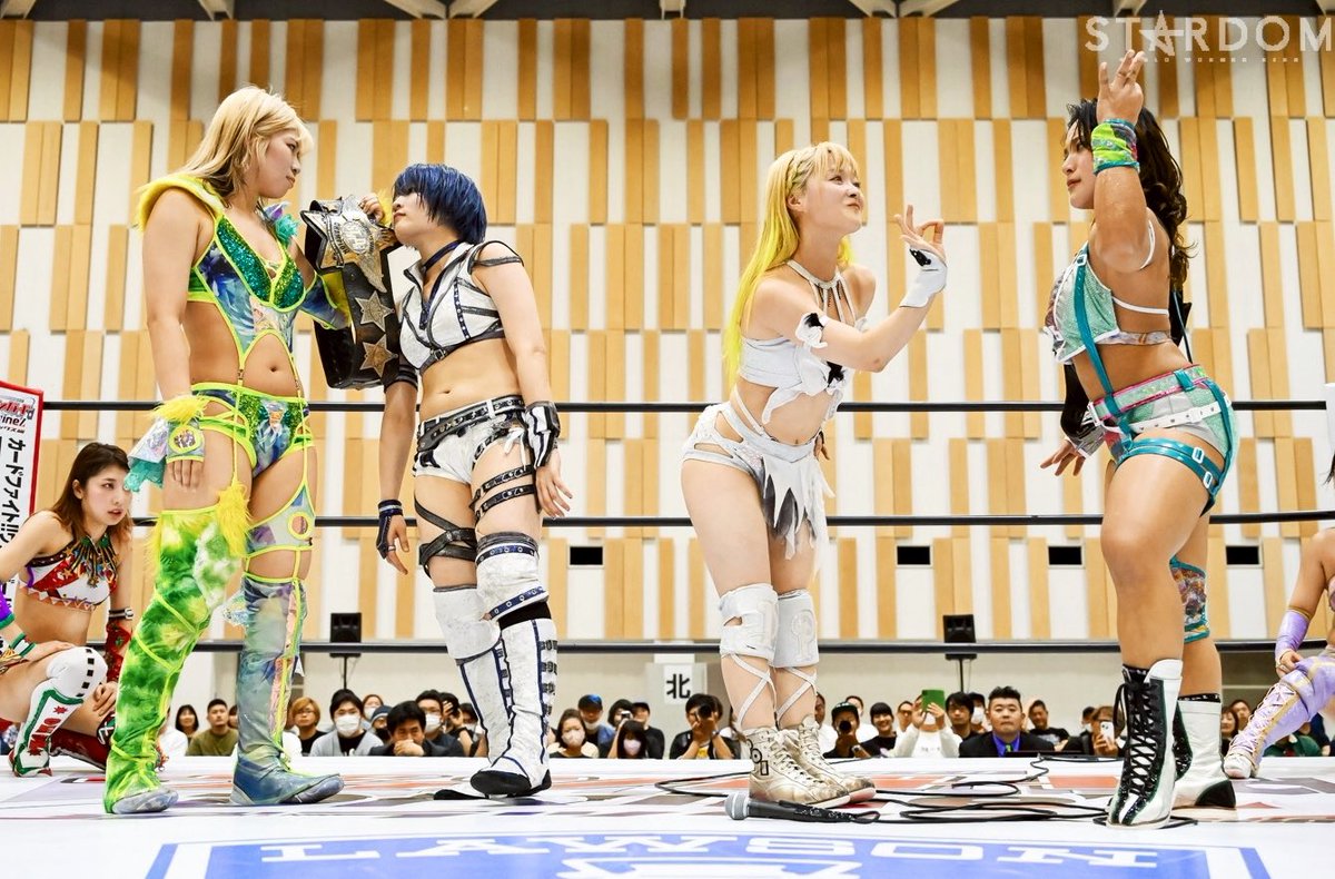 やっとなつ＆さおりーが揃って
wing★goriの前に現れたで。

ゴッデスのベルトにももう悔しい想いをしたくないんよ。
去年のタッグトーナメント準決勝で私が負けてしまったことが今も悔しい。
けど、いまの絆深まりまくりのうちらは自信しかないけどね！

未来を信じて進むよ。

#なつあんどさおりー