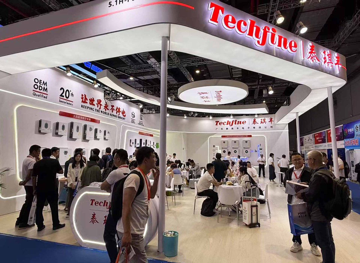 techfinepv's tweet image. 📷 Flashback to SNEC 2025 – great conversations, new connections, and live product demos at our booth!

Thanks to everyone who visited.
🔗 Learn more: techfinepv.com
#Techfine #SolarPower #TradeShow #SNEC2025