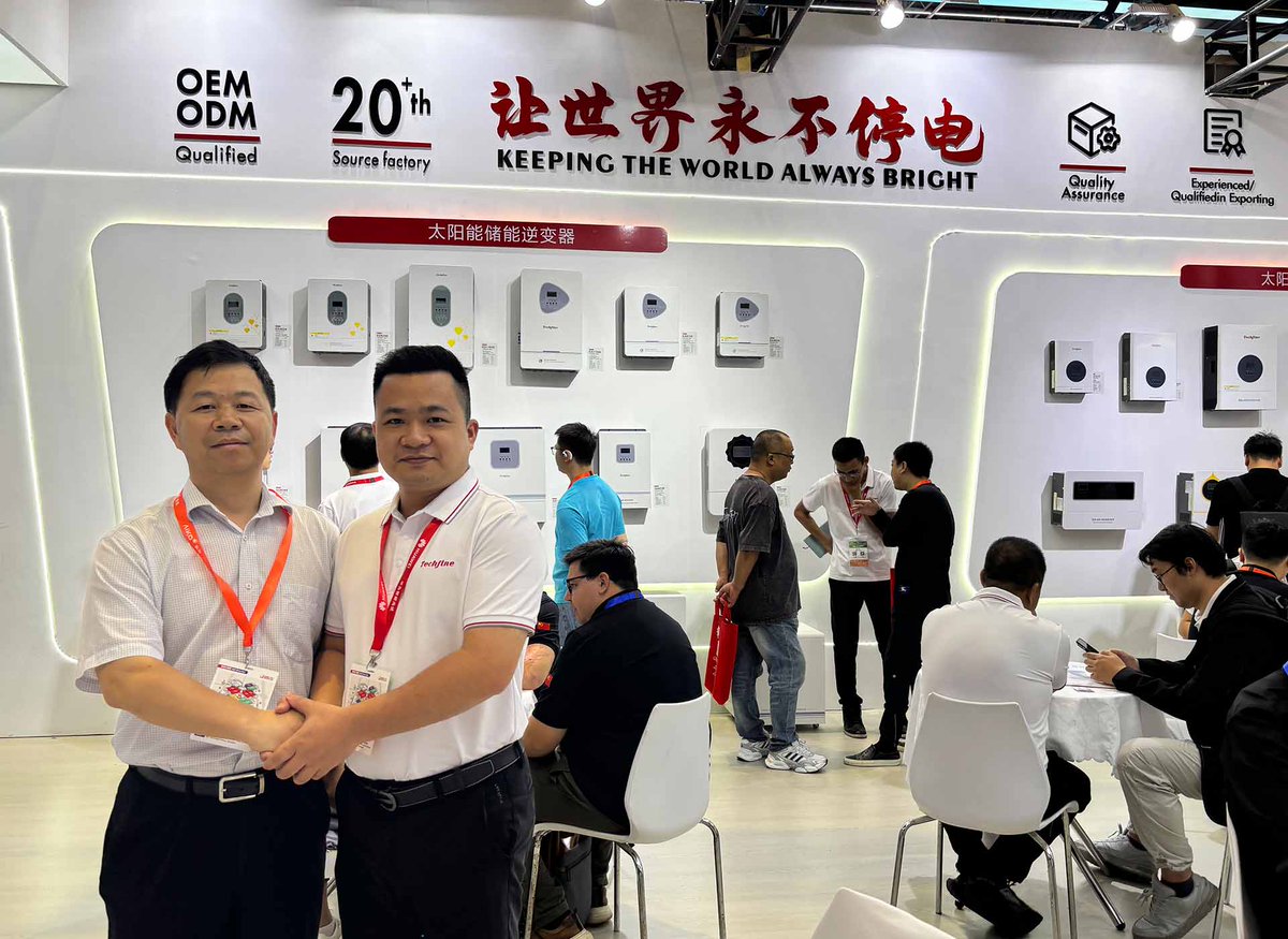 techfinepv's tweet image. 📷 Flashback to SNEC 2025 – great conversations, new connections, and live product demos at our booth!

Thanks to everyone who visited.
🔗 Learn more: techfinepv.com
#Techfine #SolarPower #TradeShow #SNEC2025