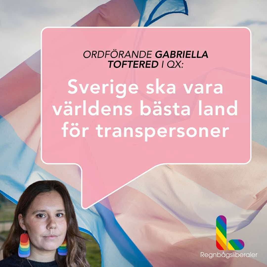 gabbitoftered's tweet image. 🏳️⚧️ När andra vill backa reformer och skruva tillbaka tiden, så ska vi fortsätta framåt och steg för steg göra Sverige till världens bästa land för transpersoner. qx.se/samhalle/opini…