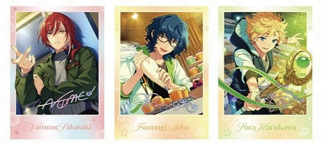 Ru_a_2611's tweet photo. [買取]あんスタ 中国 序曲写真カード

譲→かかった金額+送料

求→夏目 つむぎ 宙

⋆*郵送のみ
⋆*各1点求めています
⋆*できるだけまとめて、到着後のお支払いですとありがたいです

お気軽にお声掛けください️🫧 https://t.co/J8WIKf5CvX