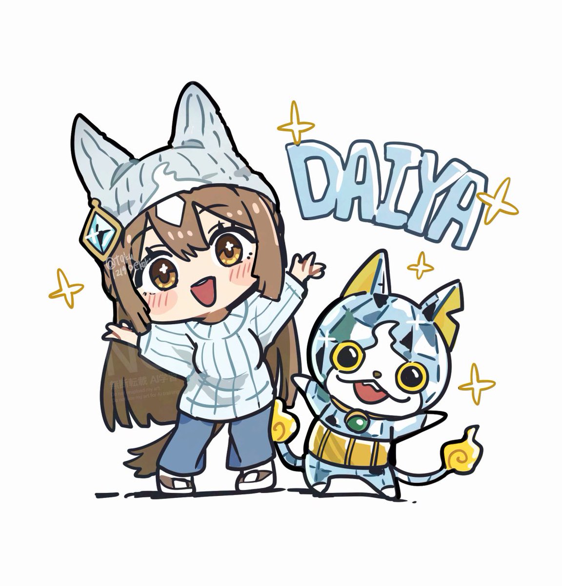 taku1219oekaki's tweet image. ﾆｬﾝ