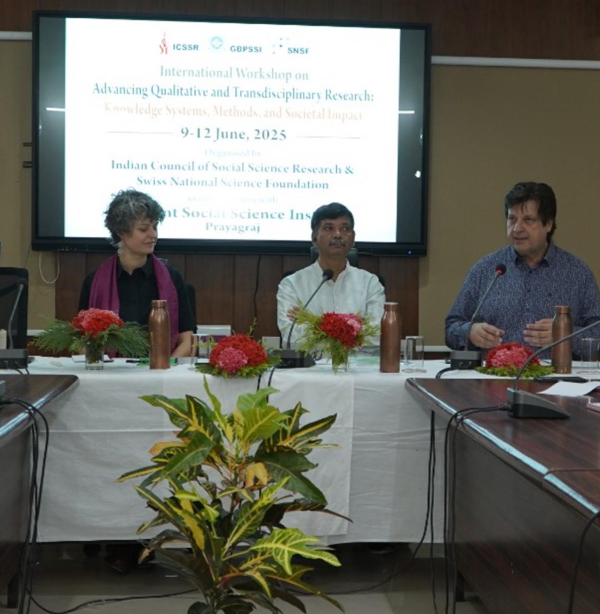 icssr's tweet image. A four-day Research Methodology Workshop on "Advancing Qualitative and Transdisciplinary Research: Knowledge Systems, Methods, and Societal Impact" concluded successfully organised under
its International Research Collaboration with Swiss National Science Foundation (SNSF),…