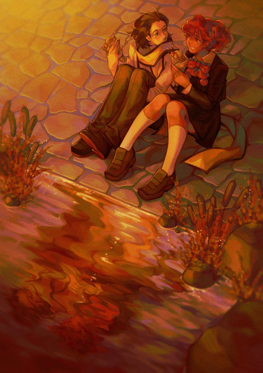 mo 🪸🍉 working on zines! (@lesbocean) on Twitter photo forgot to post my piece of ryoji and hammy for <a href="/hamukozine/">Social Butterfly Zine @ OUT NOW!</a> 🦋 #persona3 #p3p forgot to post my piece of ryoji and hammy for <a href="/hamukozine/">Social Butterfly Zine @ OUT NOW!</a> 🦋 #persona3 #p3p