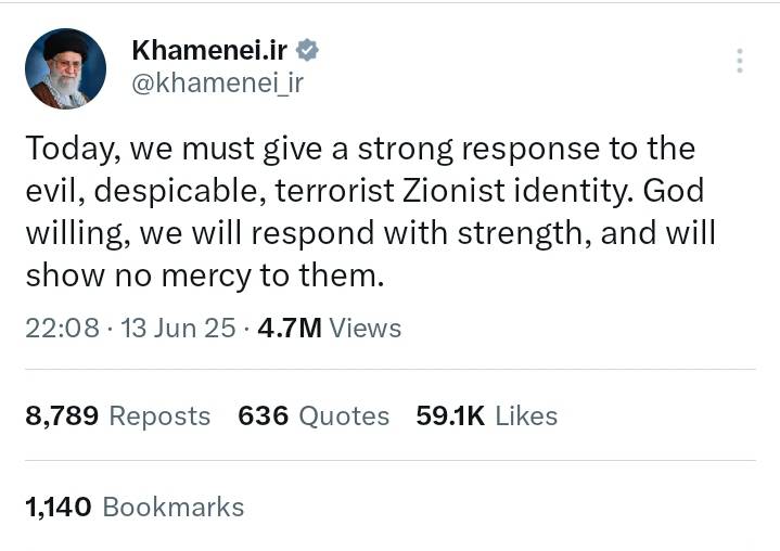 m_fazaeli's tweet image. چند نمونه از بازدیدهای چند میلیونی توئیتر رسانههای خارجی khamenei.ir از فرازهای پیام دیشب رهبر معظم انقلاب اسلامی.
#مجازات_سخت
#سرنوشت_دردناک