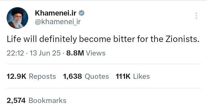 m_fazaeli's tweet image. چند نمونه از بازدیدهای چند میلیونی توئیتر رسانههای خارجی khamenei.ir از فرازهای پیام دیشب رهبر معظم انقلاب اسلامی.
#مجازات_سخت
#سرنوشت_دردناک