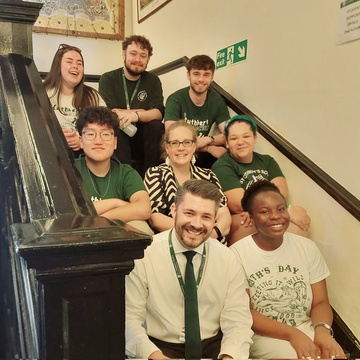 CuthsSociety's tweet image. Day 2 of open days @durham_uni! Smiling student reps and staff looking forward to welcoming visitors @CuthsSociety. Find us on the Bailey and at Parson's Field (map locs 48 and 22). We're here until 4pm. Discover more ➡️ durham.ac.uk/visit-us/open-…