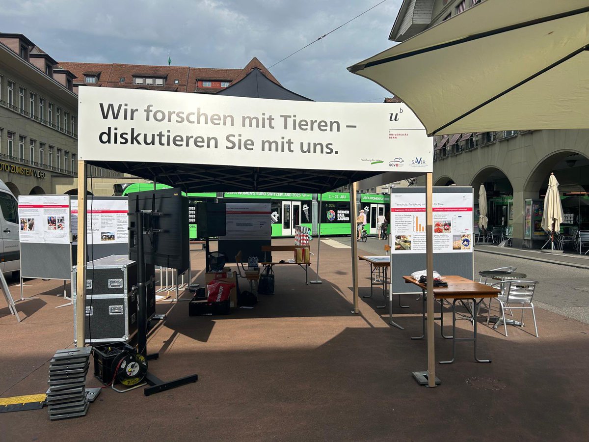 SAVIR (@savir_2019) on Twitter photo Unser Informationsstand zu Tierversuchen ist parat- wir freuen uns und zahlreiche Gespräche <a href="/unibern/">Universität Bern</a> <a href="/ForschungLeben/">Forschung für Leben</a> <a href="/SwissSgv/">Swiss Laboratory Animal Science - SGV</a> Unser Informationsstand zu Tierversuchen ist parat- wir freuen uns und zahlreiche Gespräche <a href="/unibern/">Universität Bern</a> <a href="/ForschungLeben/">Forschung für Leben</a> <a href="/SwissSgv/">Swiss Laboratory Animal Science - SGV</a>