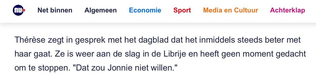 Ik betrapte me er laatst zelf ook op, toen ik voor een keuze stond: wat zou Jonnie willen