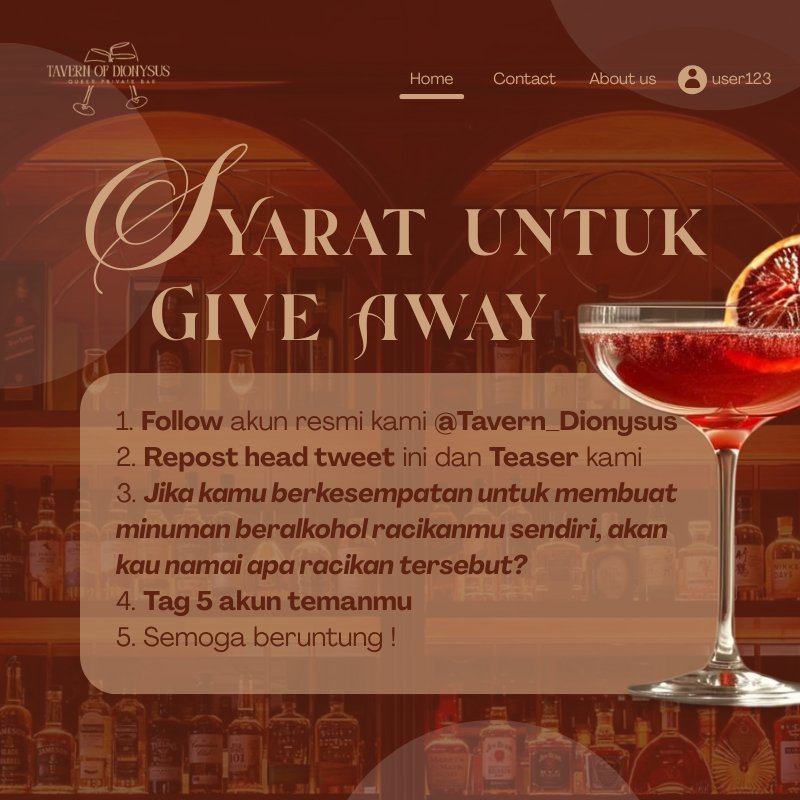 Tavern_Dionysus's tweet image. ㅤ
ㅤ
Kabar baik kami sampaikan kepada para calon tamu Sang Dewa Pesta! Ruang tunggu khusus untuk para anggota kembali dibuka. 𝗗𝘂𝗮 𝗼𝗿𝗮𝗻𝗴 yang beruntung berkesempatan untuk bersantai di ruang tunggu bar kami sembari menikmati sampanye yang kami sediakan. 
ㅤ
ㅤ