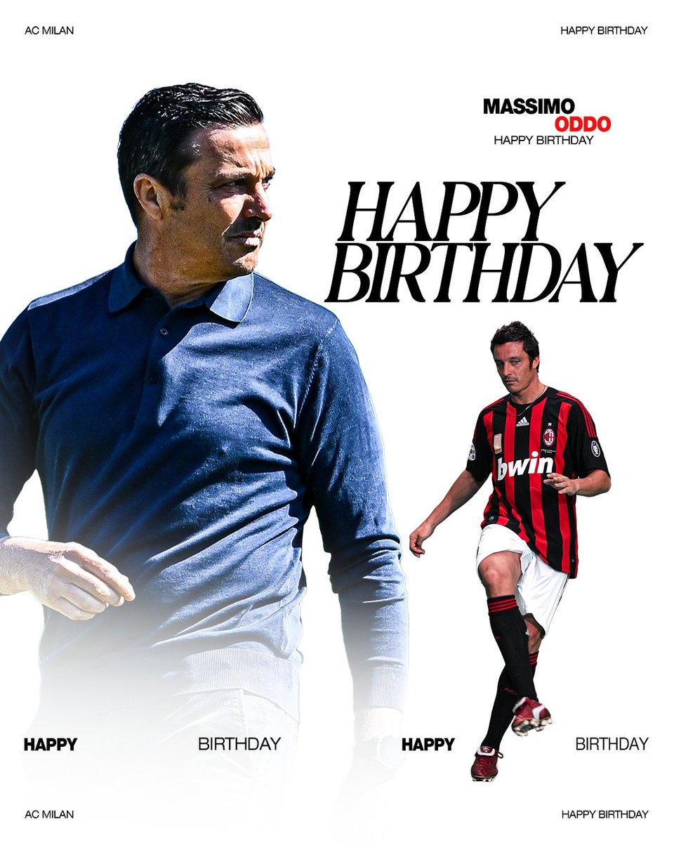 عيد ميلاد سعيد للميستر أودو 🎂

#ميلان_دائمًا 🔴⚫️