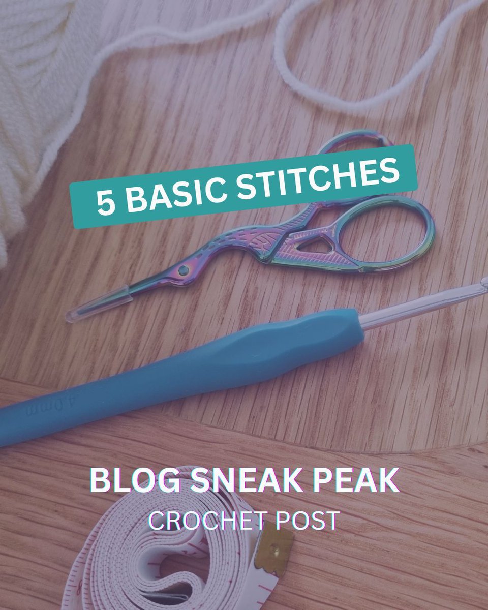 Lizloulovecraft's tweet image. 🧵✨ Sneak Peak. New to crochet? I’ve got you covered! I’m putting together a quick guide to 5 beginner stitches.💜
 liziloulovecraft.co.uk
#ComingSoon #CrochetBasics #BeginnerCrochet #LearnToCrochet #Liziloulovecraft #CraftTok #CrochetForBeginners #HandmadeJourney 🎨