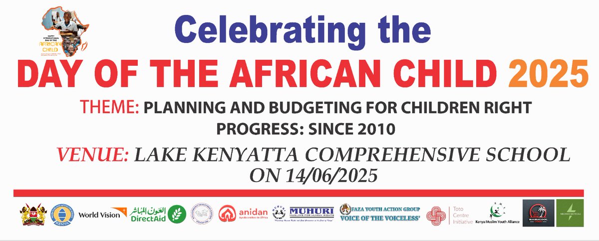 Honored to be among the stakeholders supporting the #DayofTheAfricanChild in Lamu County! We stand for the rights and well-being of every child. This year's theme: Planning and Budgeting for Children's Rights: Progress Since 2010. #DAC2025